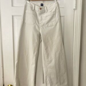 GAP Women's Cream Flare Jeans